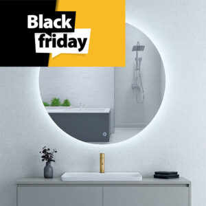 OUTLET Badkamerspiegel Rond Nella BASIC | Verlichting | Dimbaar