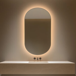 Badkamerspiegel Verona Ovaal 90x50CM | LED | Condensvrij